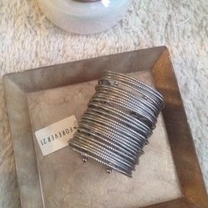 Forever 21 Silver Cuff Bracelet